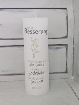 Kerze "Gute Besserung"